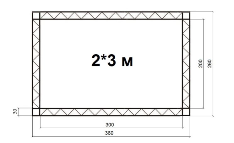 Баннерная конструкция 2*3м