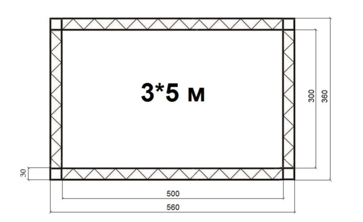 Баннерная конструкция 3*5м