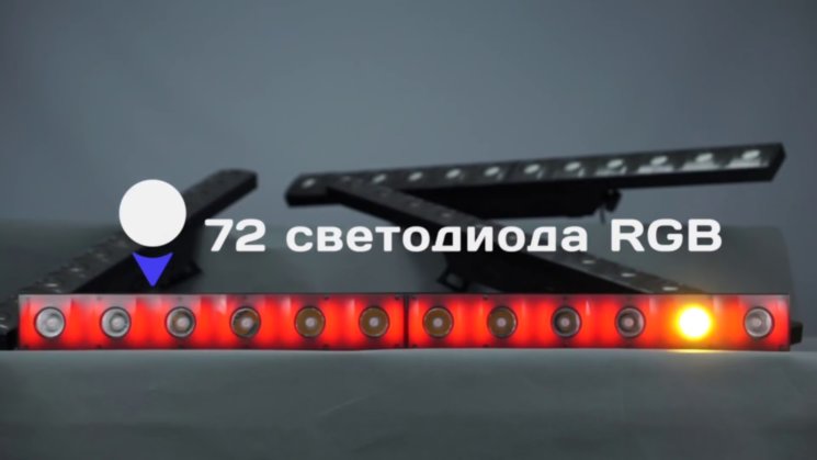 Светодиодная панель с эффектом лучей Free Color BEAM PANEL 12
