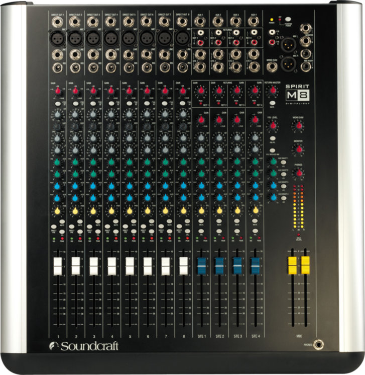Микшерный пульт Soundcraft Spirit M8