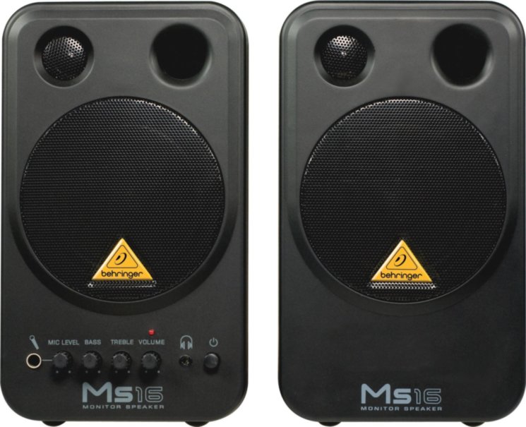 Студийные мониторы Behringer MS16(пара)