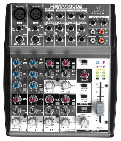 Микшерный пульт Behringer Xenyx Q 802USB