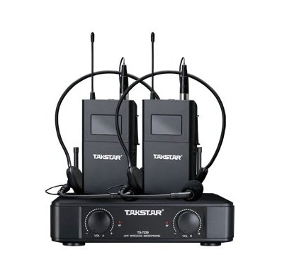Наголовный радиомикрофон Takstar TS-7220PP (Два наголовных микрофона на одной базе)