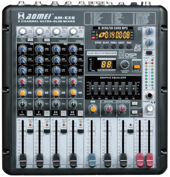 Микшерный пульт Emiter-S AM-EX6