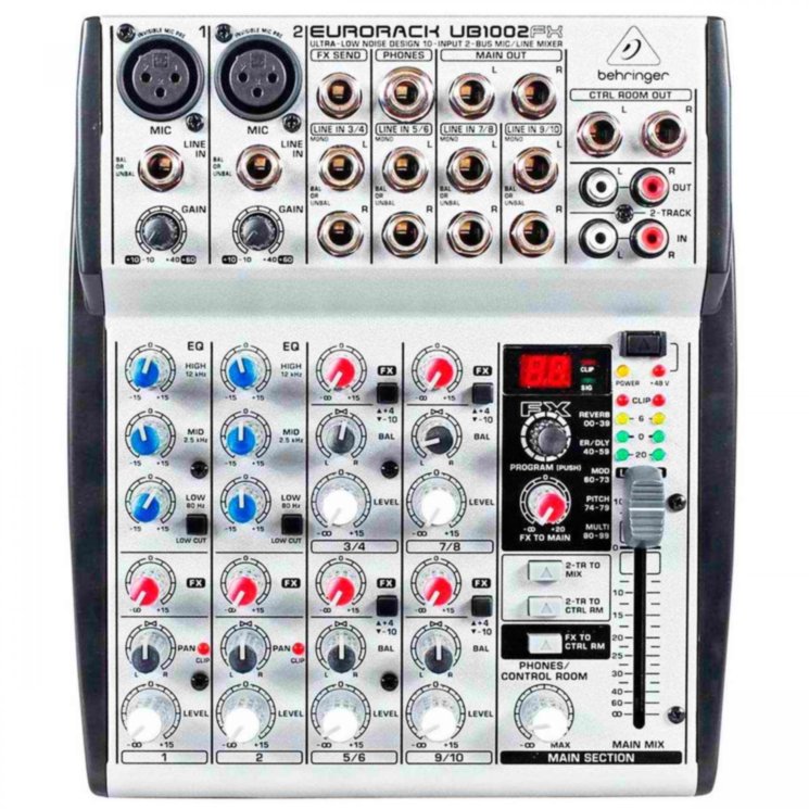 Микшерный пульт Behringer UB1002FX