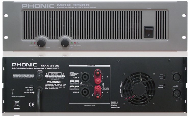 Усилитель мощности Phonic MAX 3500