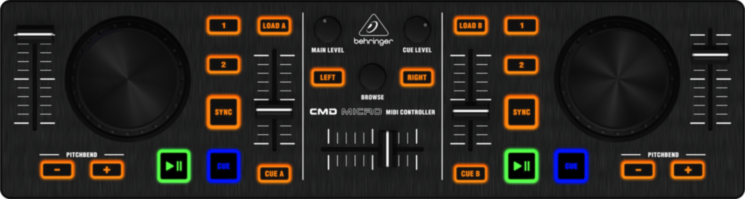 Dj контроллер Behringer CMD MICRO